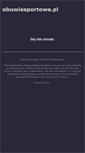 Mobile Screenshot of obuwiesportowe.pl