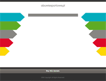 Tablet Screenshot of obuwiesportowe.pl